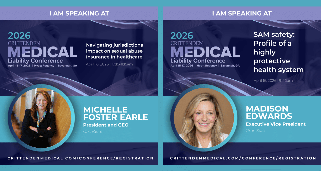 Michelle and Madi speaking at Crittenden Medical Liability Conference